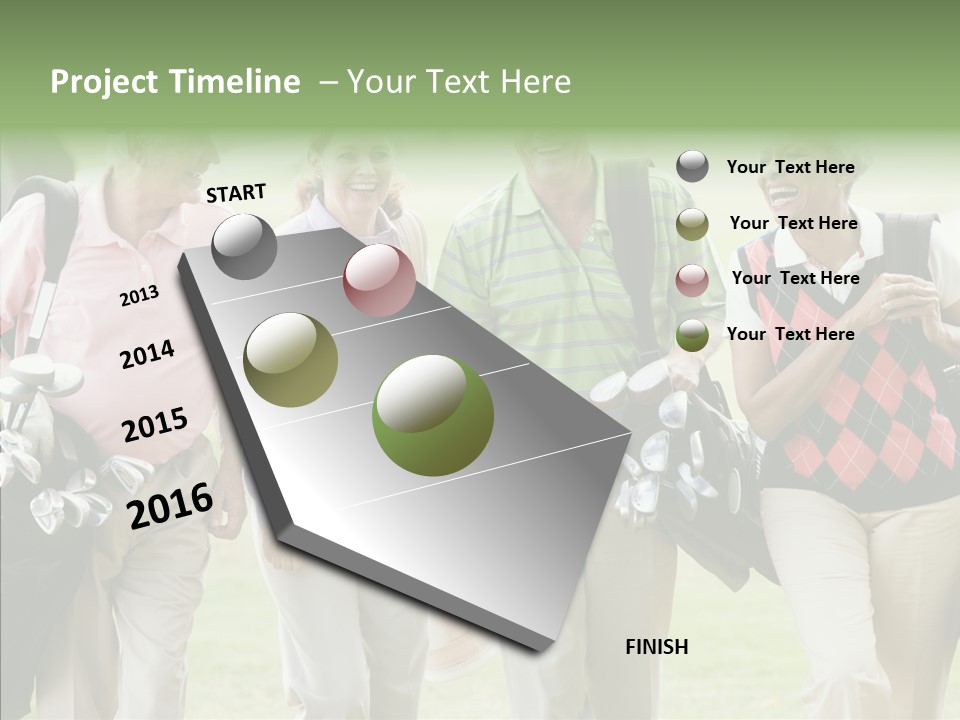 Fit American Active PowerPoint Template