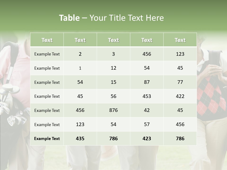 Fit American Active PowerPoint Template