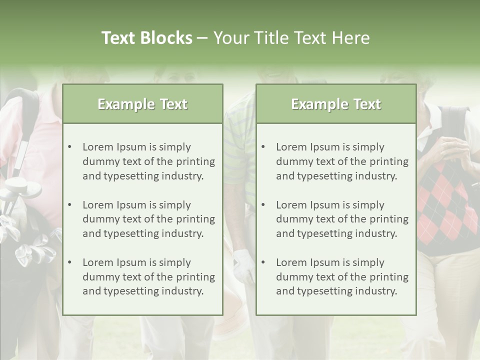 Fit American Active PowerPoint Template