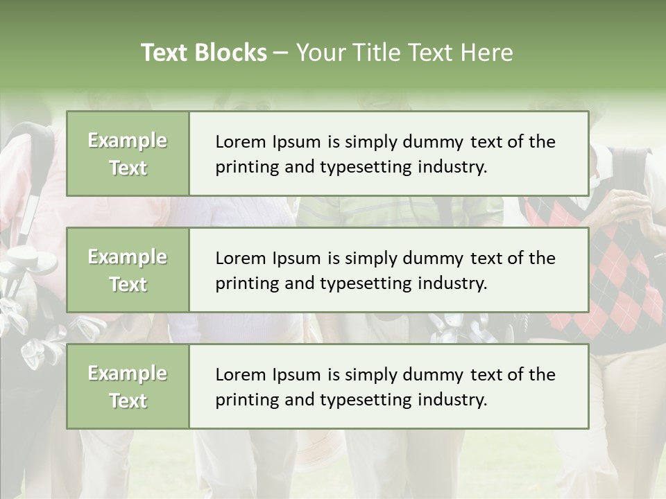 Fit American Active PowerPoint Template