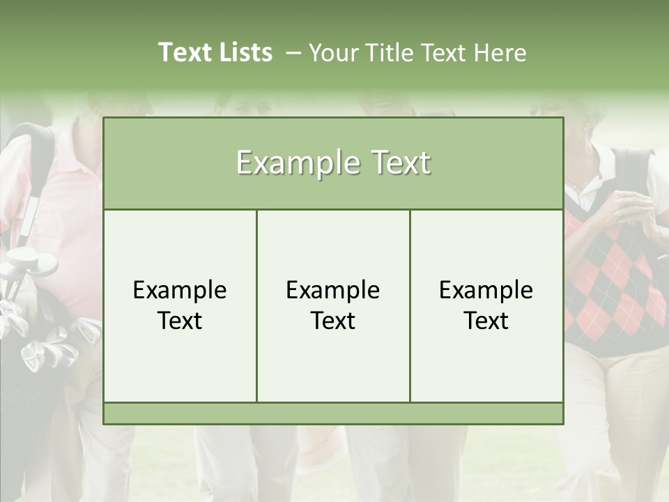 Fit American Active PowerPoint Template
