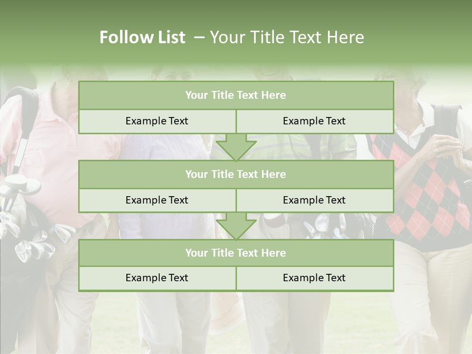 Fit American Active PowerPoint Template