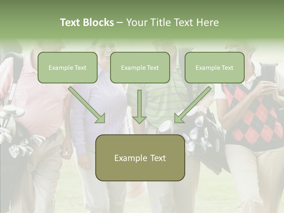Fit American Active PowerPoint Template