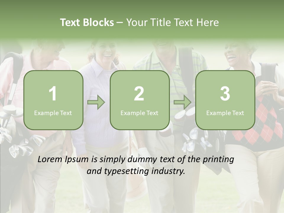 Fit American Active PowerPoint Template
