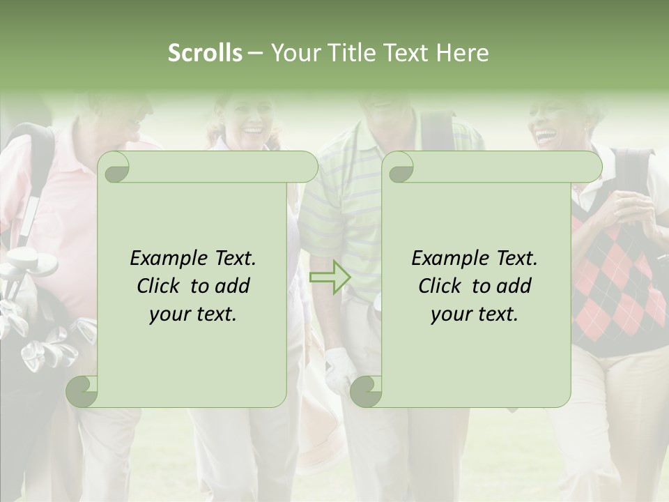 Fit American Active PowerPoint Template