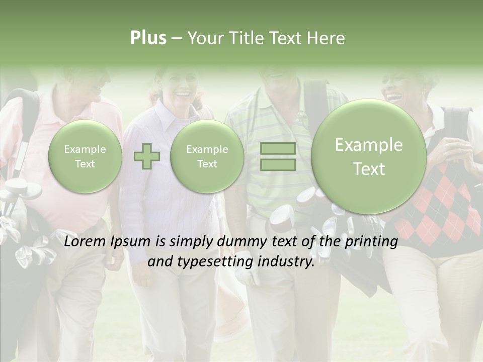 Fit American Active PowerPoint Template