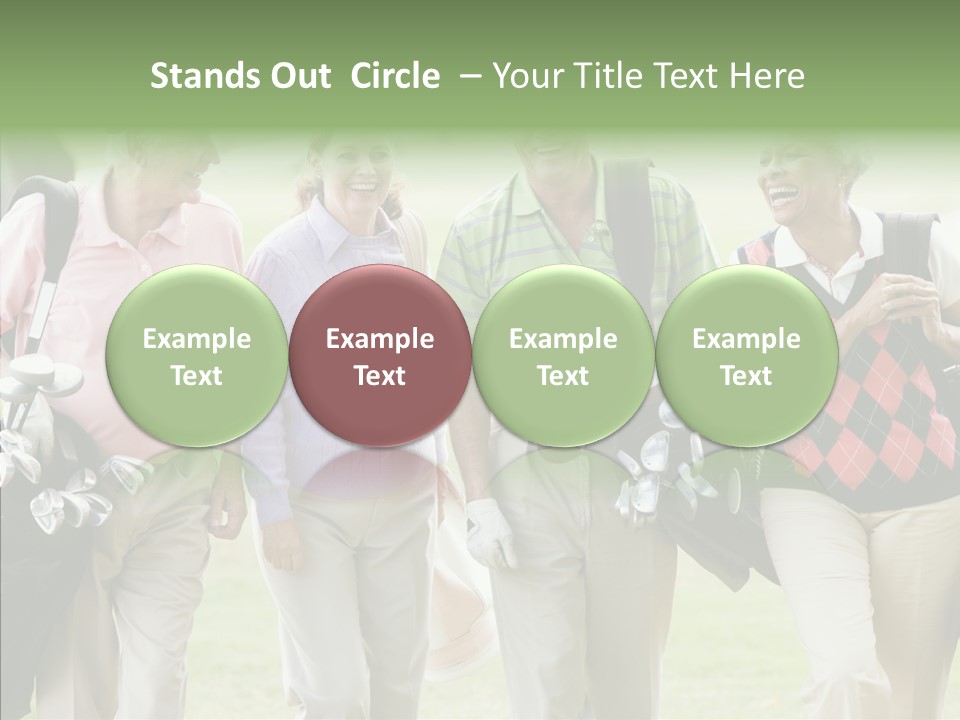 Fit American Active PowerPoint Template