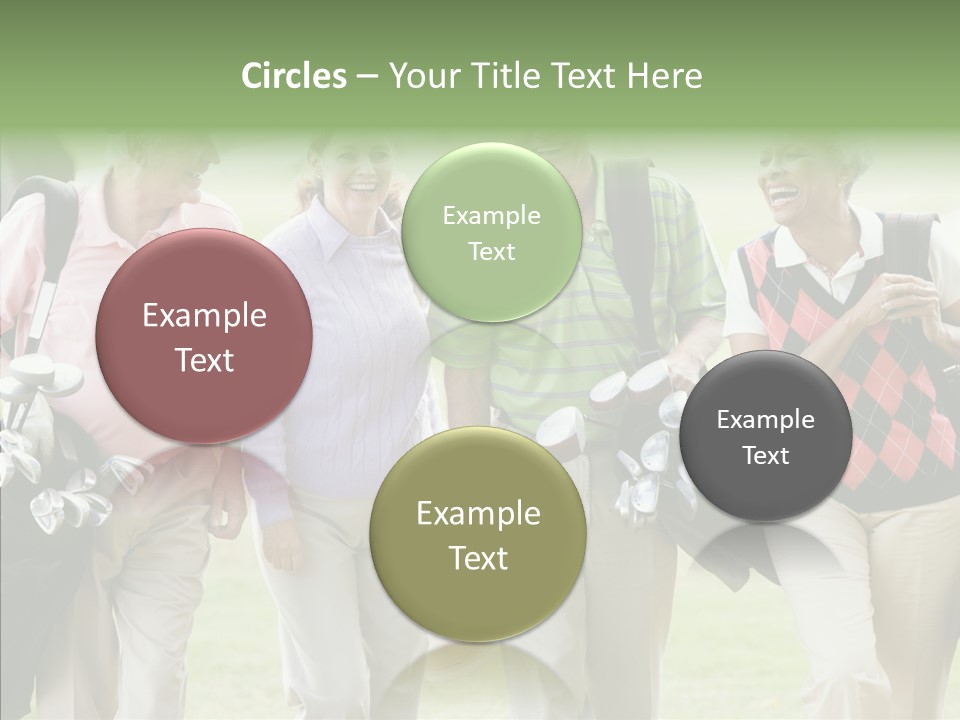 Fit American Active PowerPoint Template