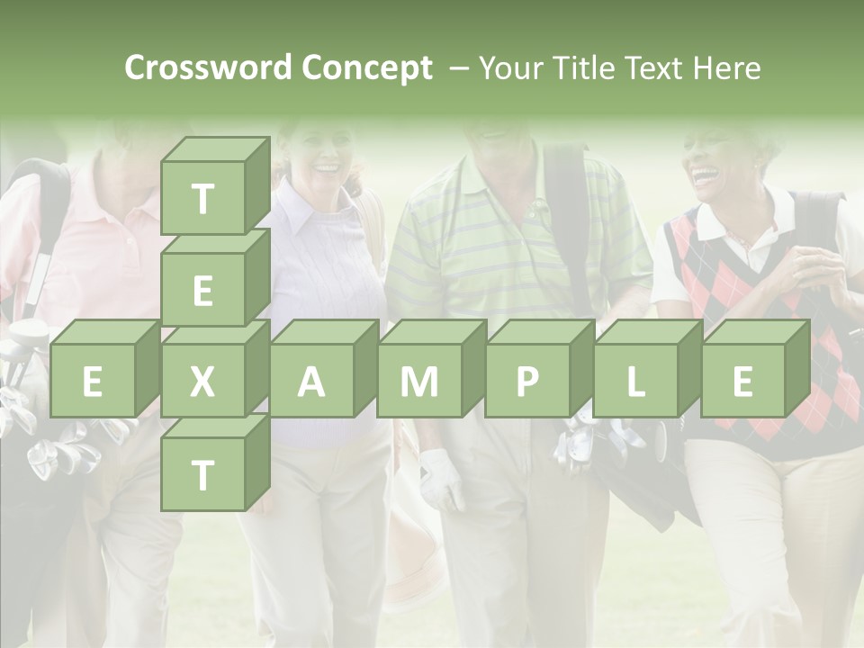 Fit American Active PowerPoint Template