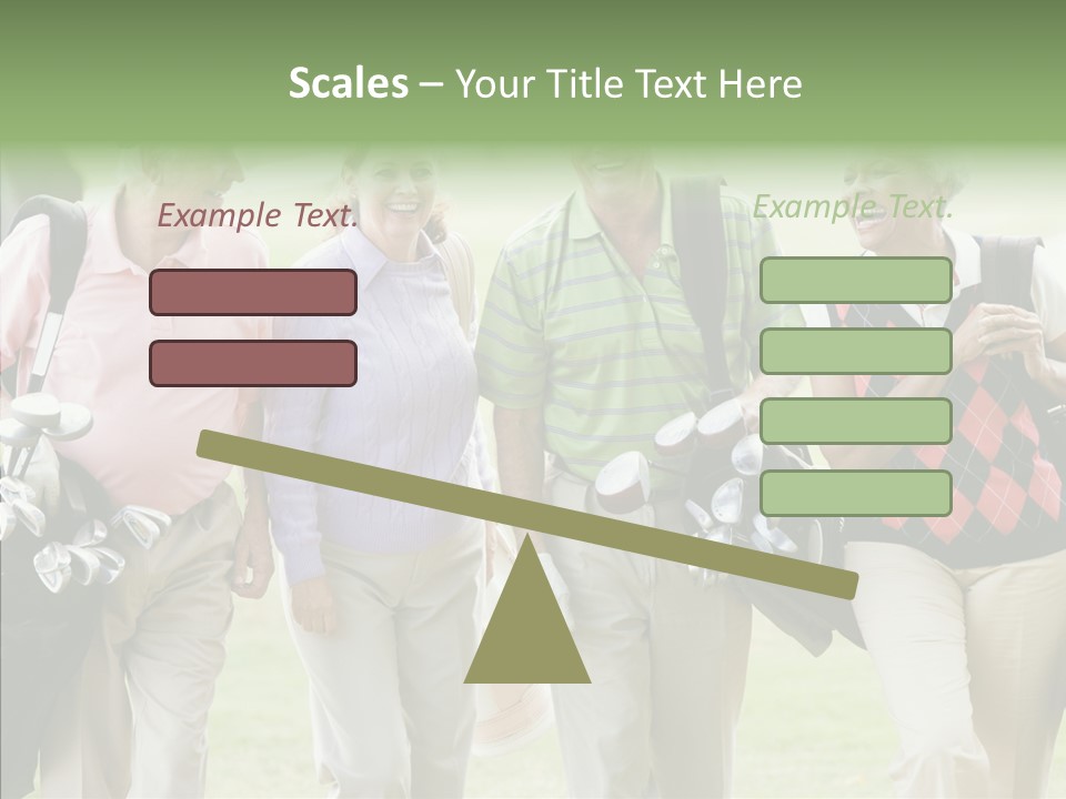 Fit American Active PowerPoint Template