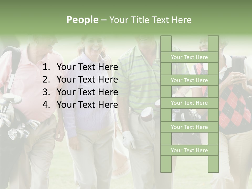 Fit American Active PowerPoint Template