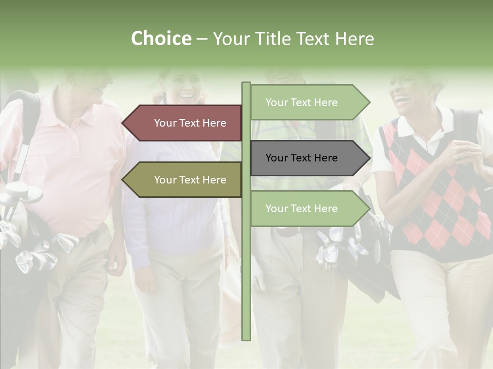 Fit American Active PowerPoint Template