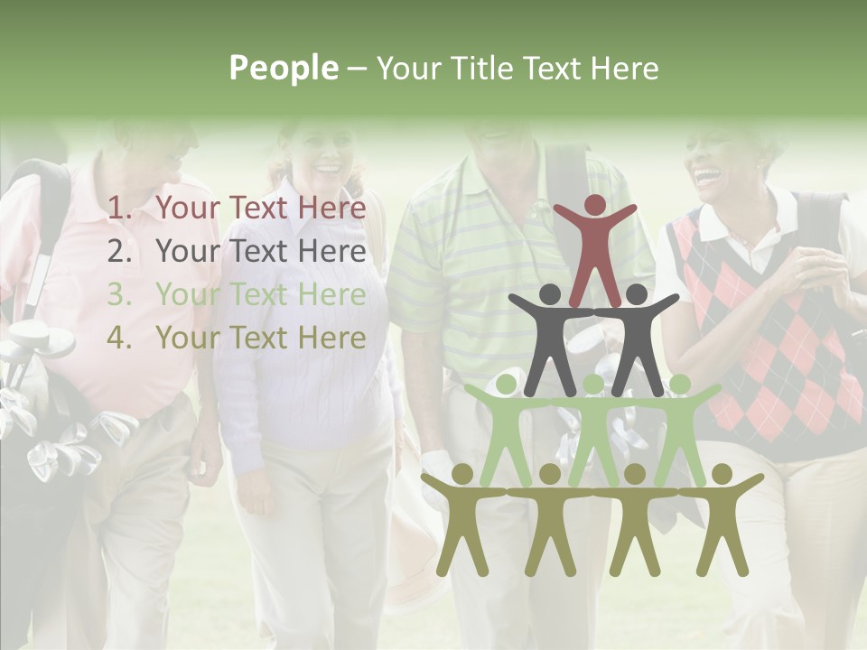 Fit American Active PowerPoint Template