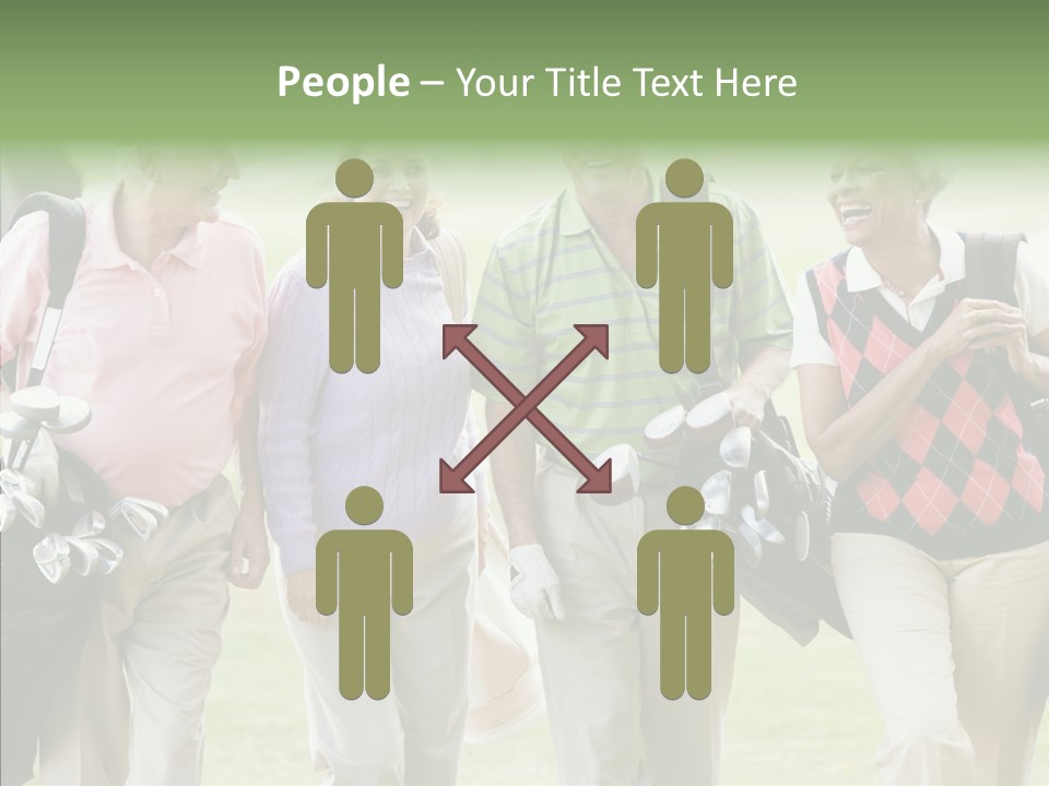 Fit American Active PowerPoint Template