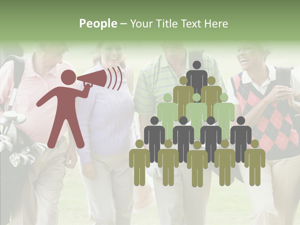 Fit American Active PowerPoint Template