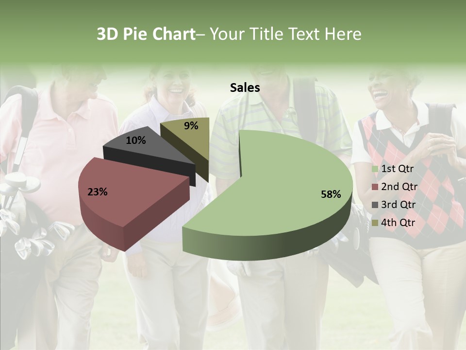 Fit American Active PowerPoint Template