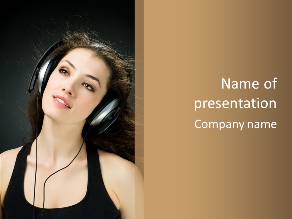 Person Enjoyment Party PowerPoint Template