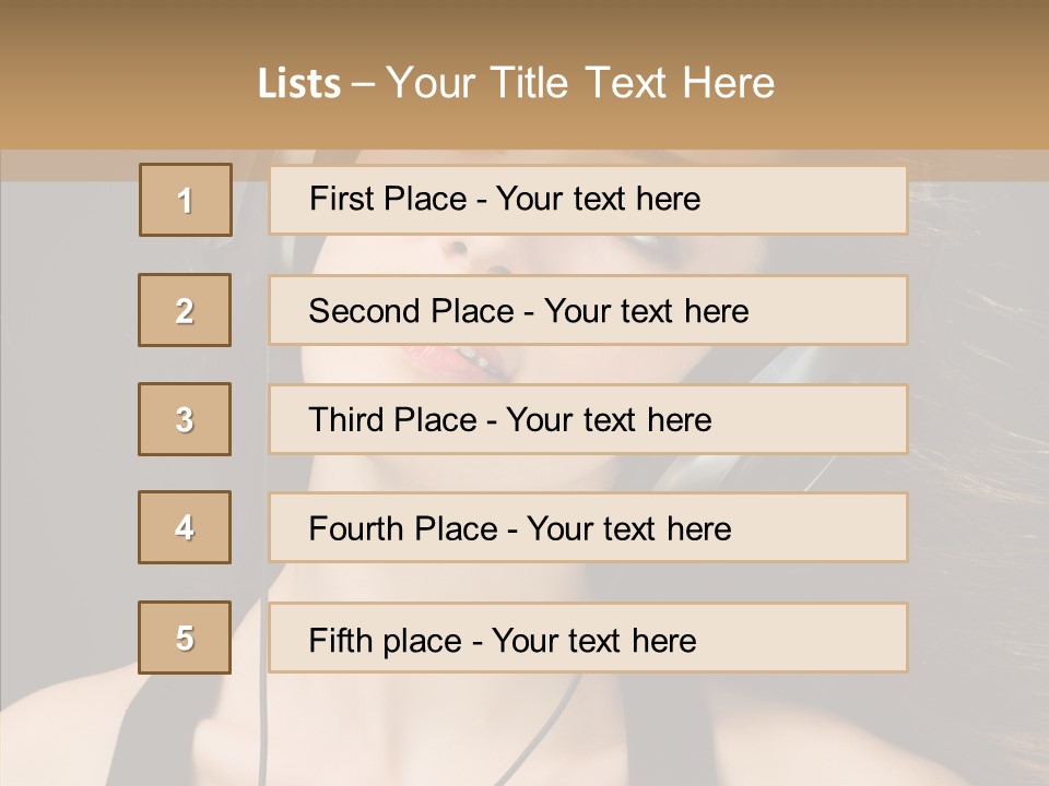 Person Enjoyment Party PowerPoint Template