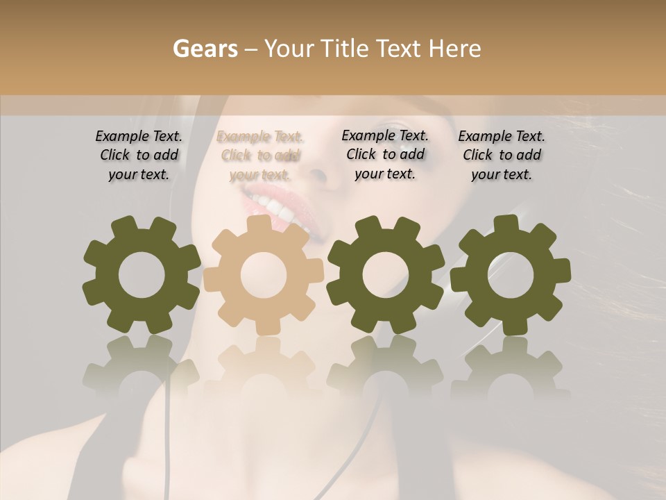 Person Enjoyment Party PowerPoint Template