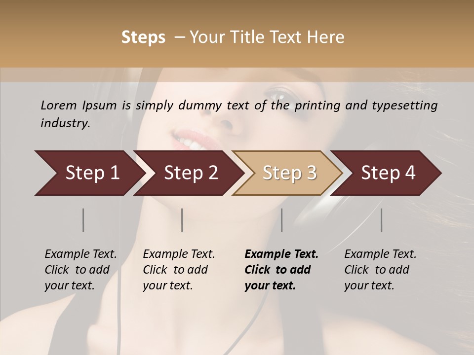 Person Enjoyment Party PowerPoint Template