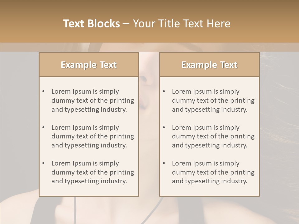 Person Enjoyment Party PowerPoint Template