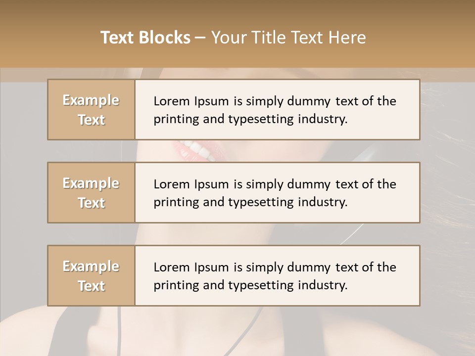 Person Enjoyment Party PowerPoint Template