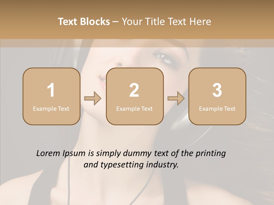 Person Enjoyment Party PowerPoint Template