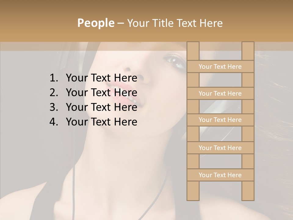 Person Enjoyment Party PowerPoint Template