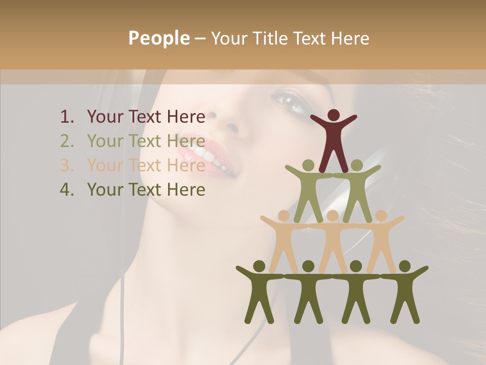 Person Enjoyment Party PowerPoint Template