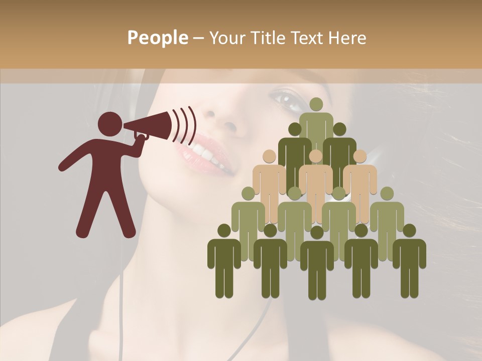 Person Enjoyment Party PowerPoint Template