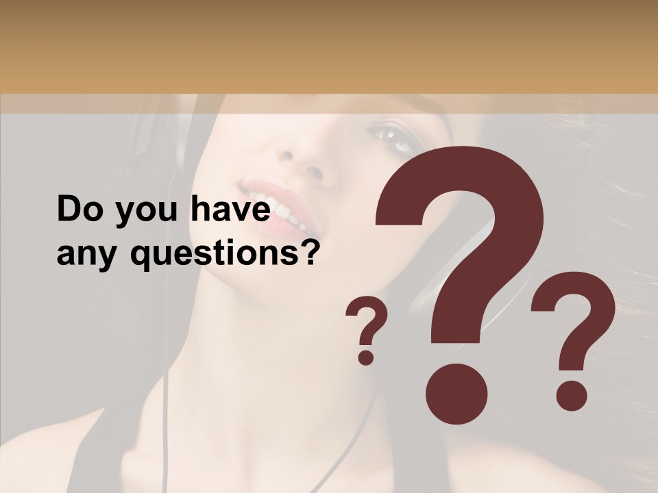 Person Enjoyment Party PowerPoint Template