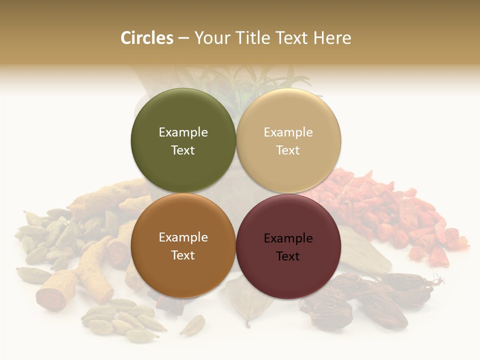Studio Pestle Leaves PowerPoint Template