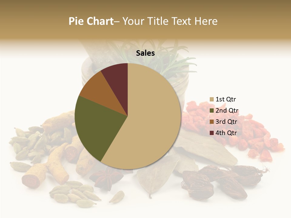 Studio Pestle Leaves PowerPoint Template
