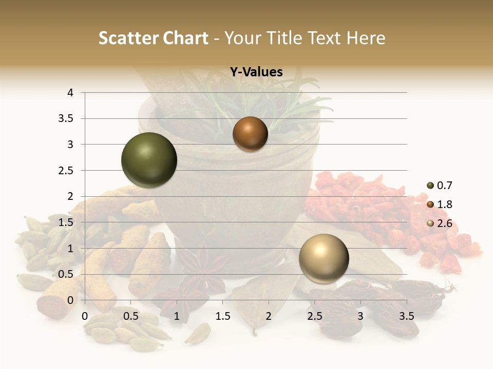 Studio Pestle Leaves PowerPoint Template
