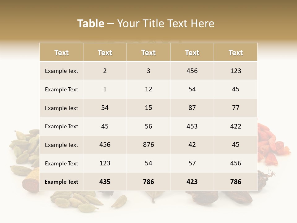 Studio Pestle Leaves PowerPoint Template