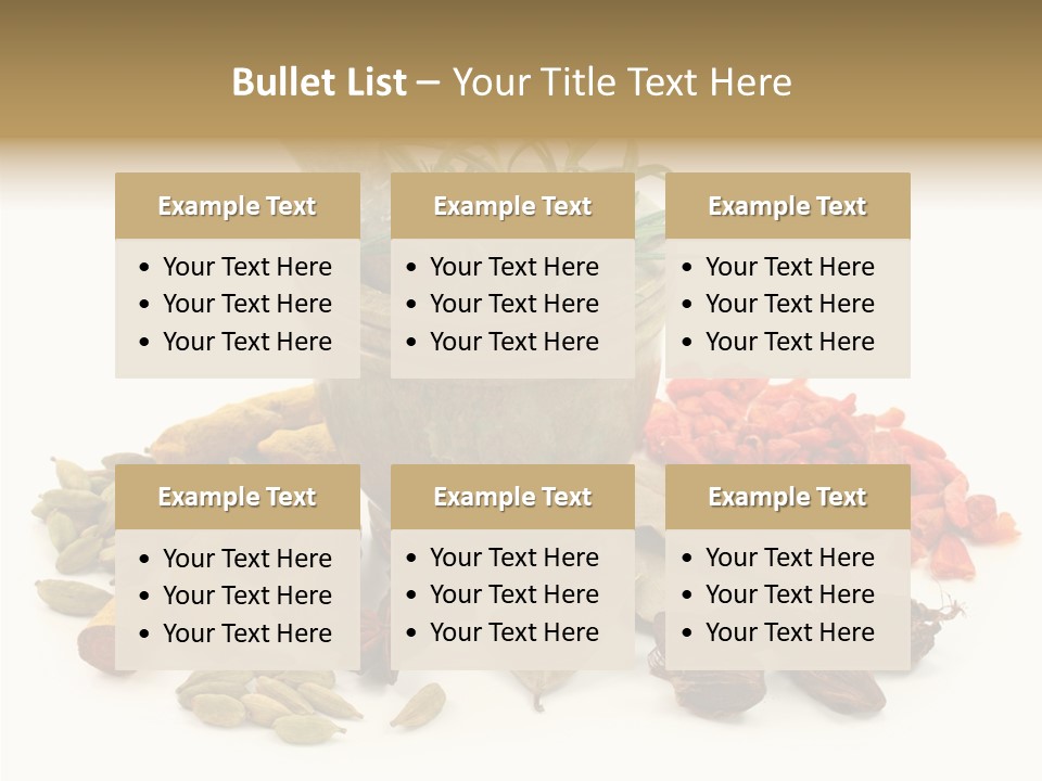 Studio Pestle Leaves PowerPoint Template