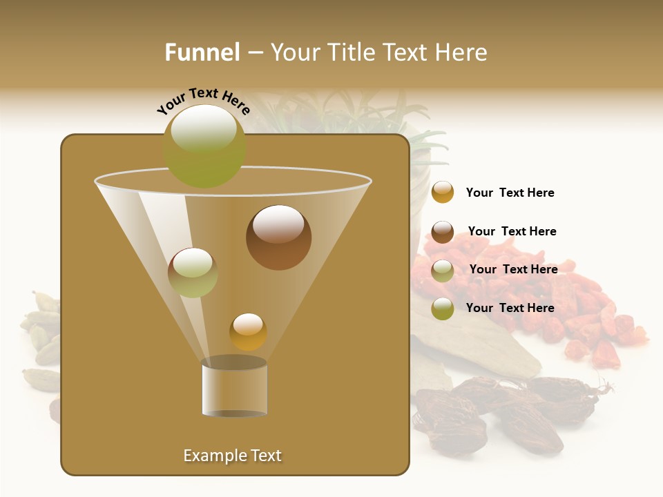 Studio Pestle Leaves PowerPoint Template