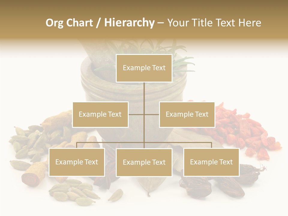 Studio Pestle Leaves PowerPoint Template