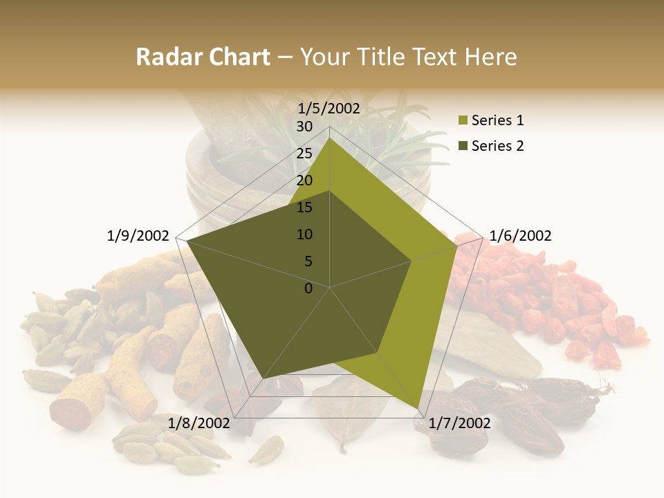 Studio Pestle Leaves PowerPoint Template