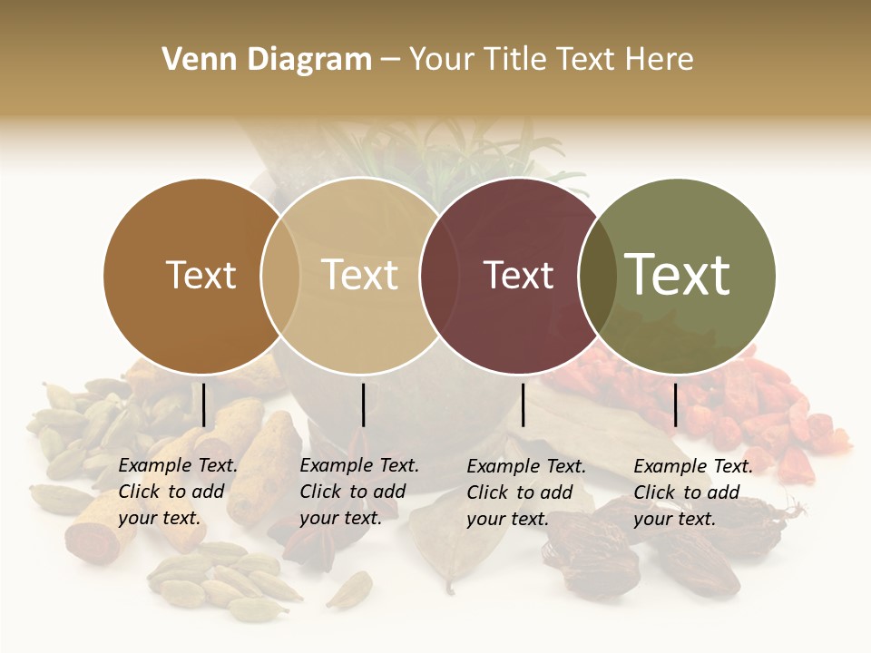 Studio Pestle Leaves PowerPoint Template