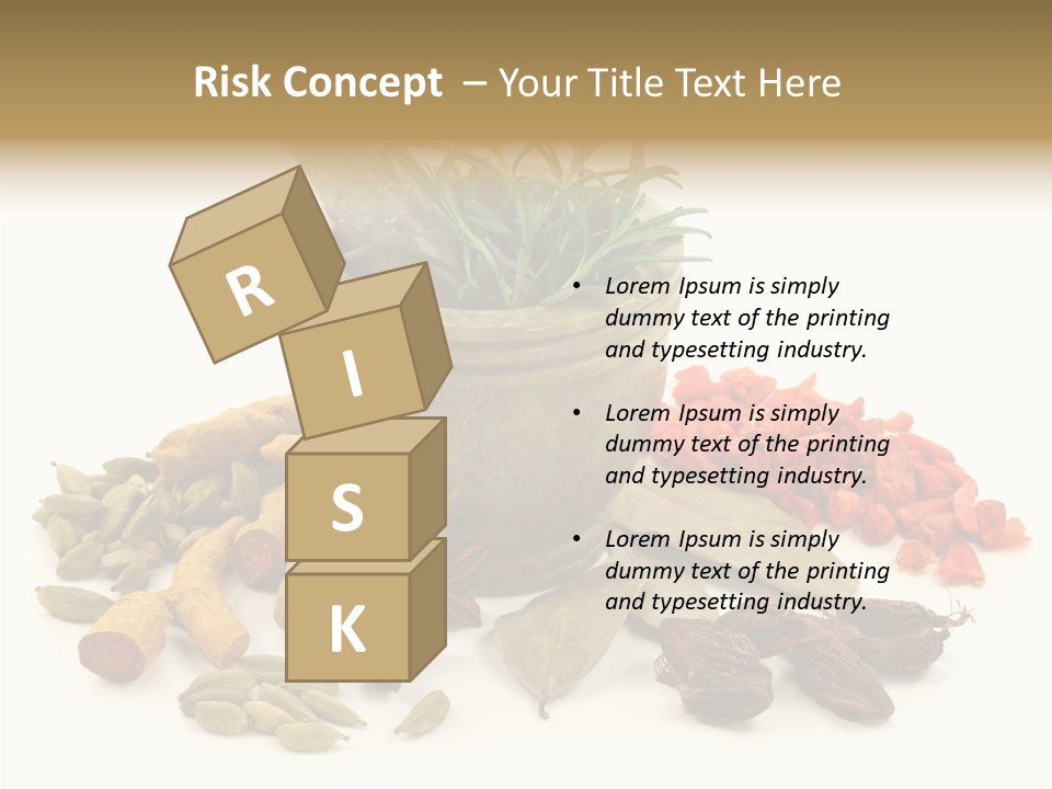 Studio Pestle Leaves PowerPoint Template