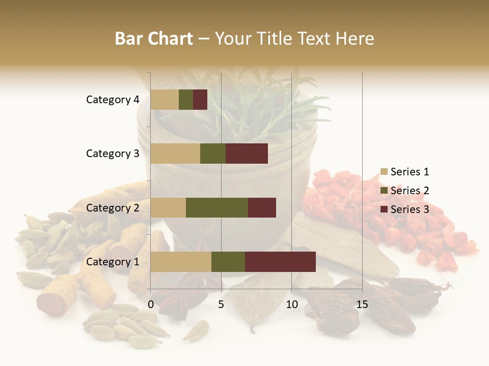 Studio Pestle Leaves PowerPoint Template