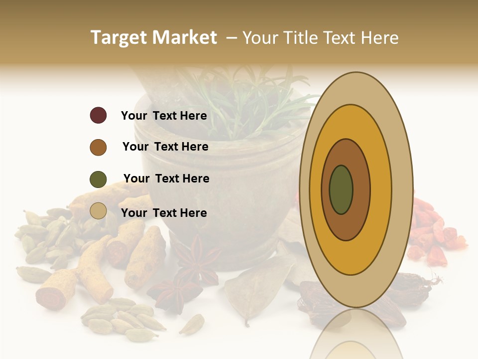 Studio Pestle Leaves PowerPoint Template