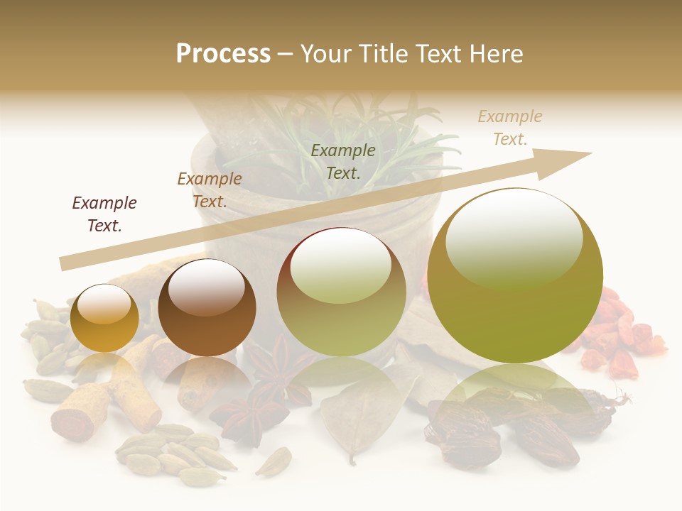 Studio Pestle Leaves PowerPoint Template