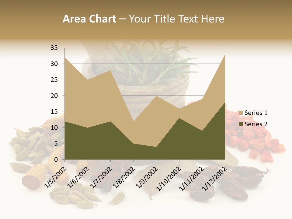 Studio Pestle Leaves PowerPoint Template