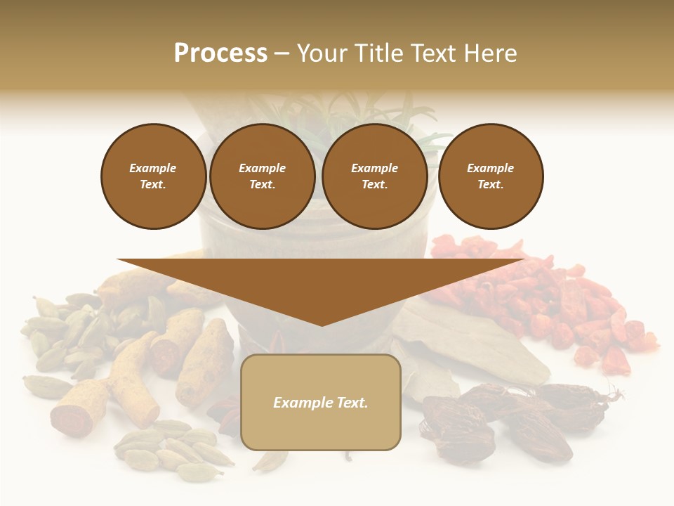 Studio Pestle Leaves PowerPoint Template