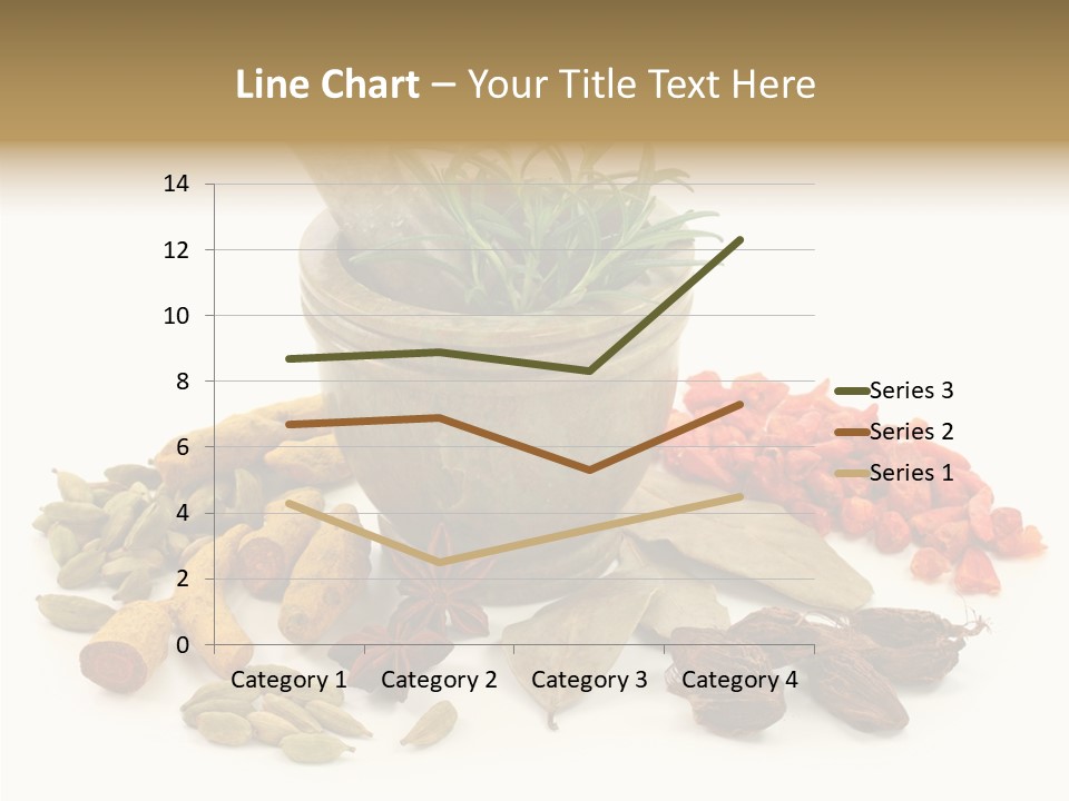 Studio Pestle Leaves PowerPoint Template