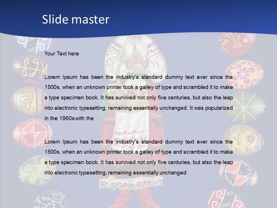 Meal Pattern Celebration PowerPoint Template