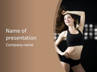 Lady People Person PowerPoint Template