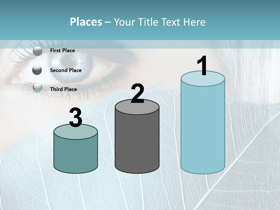 Natural Girl Mascara PowerPoint Template